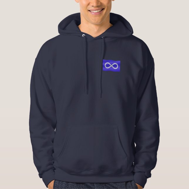 Premières nations Sweat - shirts à capuche Métis D (Devant)