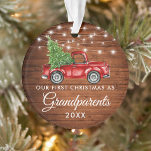 Premiers grands-parents de Noël Lumières de cami