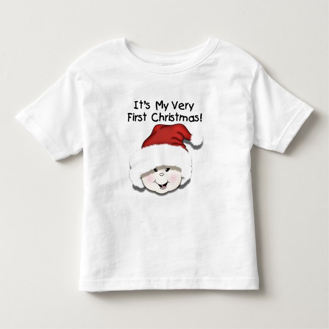 Premiers Noël Asiatique Baby Tshirts et cadeaux (Devant)