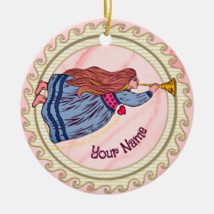 Premiers ornements d'ange de Noël
