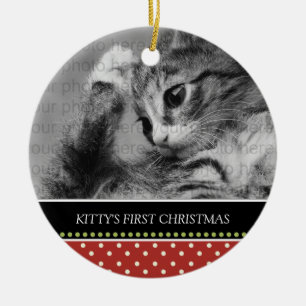 Premiers ornements de souvenir de Noël de Kitty