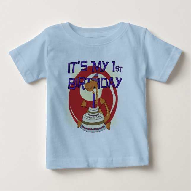 Premiers T-shirts et cadeaux d'anniversaire de (Devant)