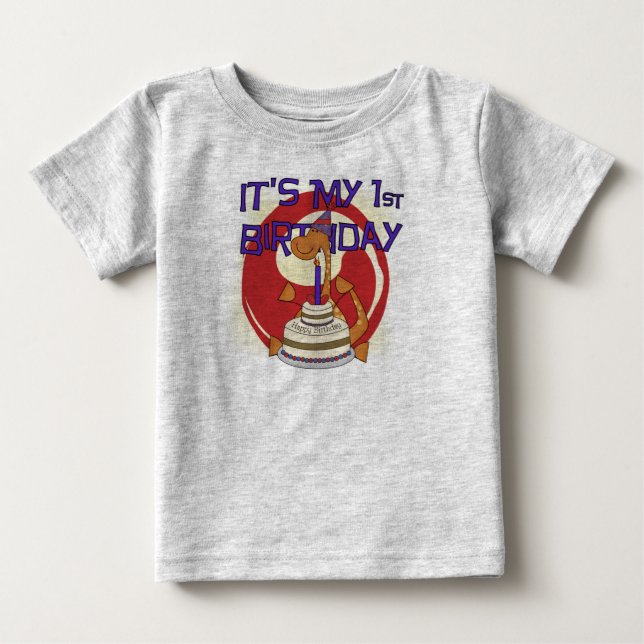 Premiers T-shirts et cadeaux d'anniversaire de (Devant)