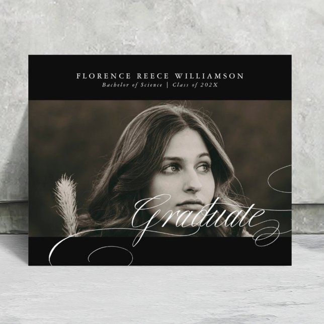 Premium Black Calligraphy Photo College (Créateur téléchargé)