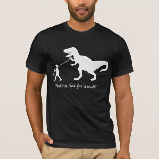 prenant Rex pour un T-shirt de promenade -