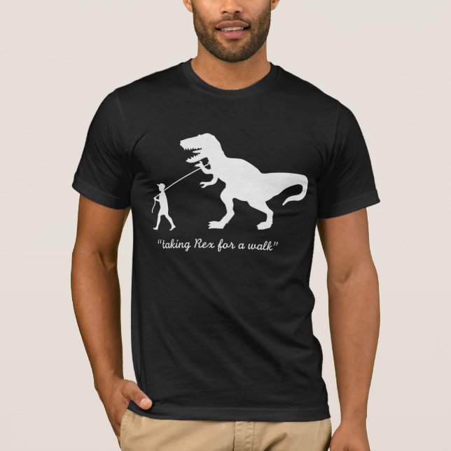 prenant Rex pour un T-shirt de promenade - (Devant)