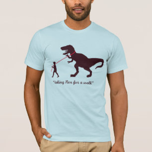 prenant Rex pour un T-shirt de promenade -