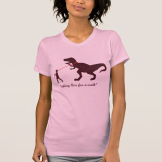 prenant Rex pour un T-shirt de promenade -