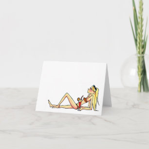 prendre un bain de soleil le carte pour notes de