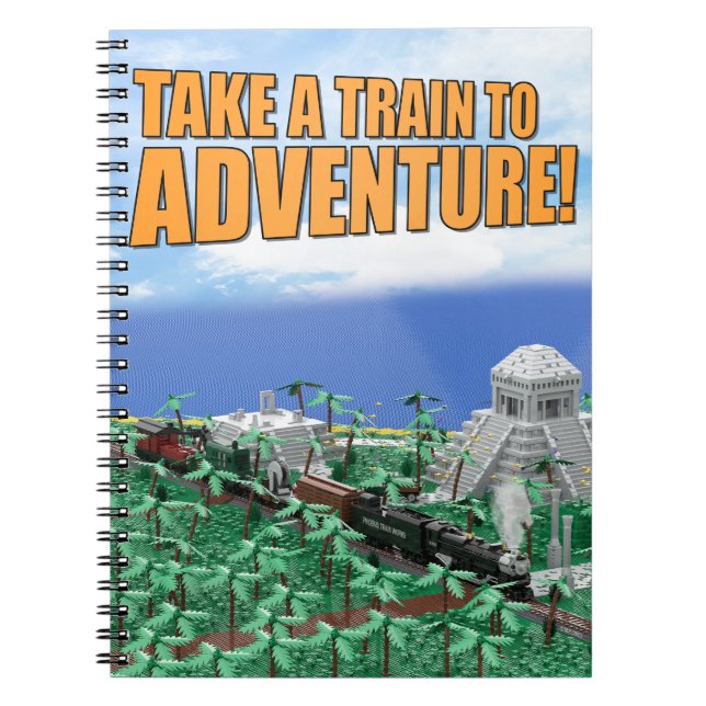 Prendre un train pour le cahier d'aventure (Devant)
