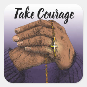 Prenez Courage Stickers Inspirationnels