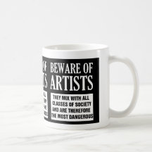 Prenez garde de la tasse d'artistes