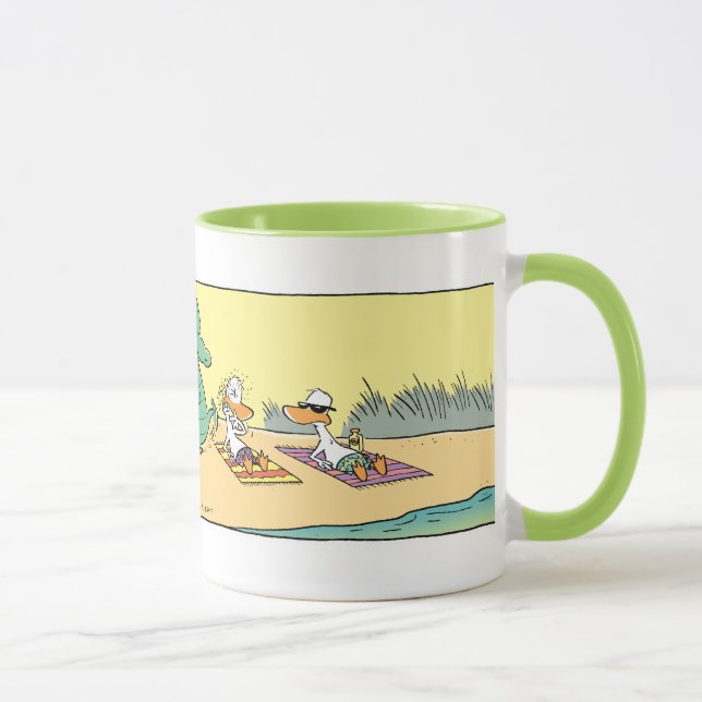 Prenez garde de la tasse drôle de bande dessinée (Droite)