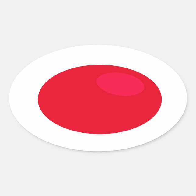 Prenez la pilule rouge Oval Sticker (Devant)