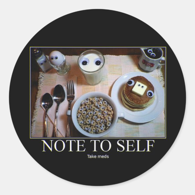 Prenez Meds ! autocollant (Devant)