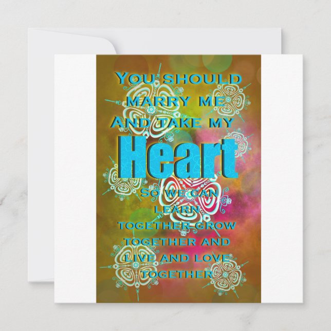 Prenez mon coeur (Devant)