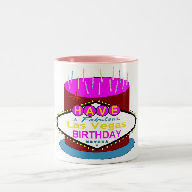 Prenez Un Fabuleux Las Vegas Birthday Cake Mug (Centre)