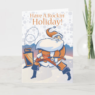 Prenez un Rockin Holiday ! Carte de vœux
