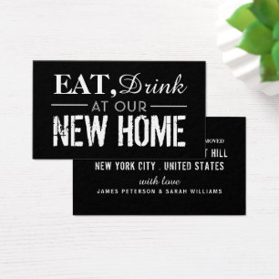 Prenez Un Verre À Notre Nouvelle Maison, Carte de 