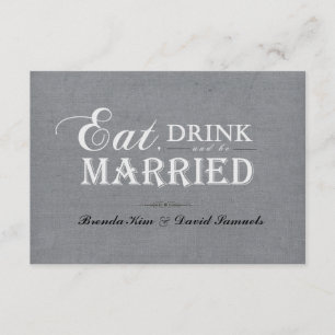 Prenez un verre et soyez marié Invitation