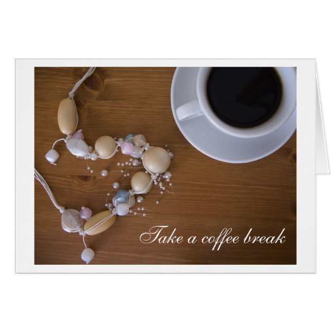 Prenez une pause-café (Devant horizontal)