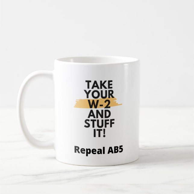Prenez votre W-2 et votre Stuff It en tasse (Gauche)