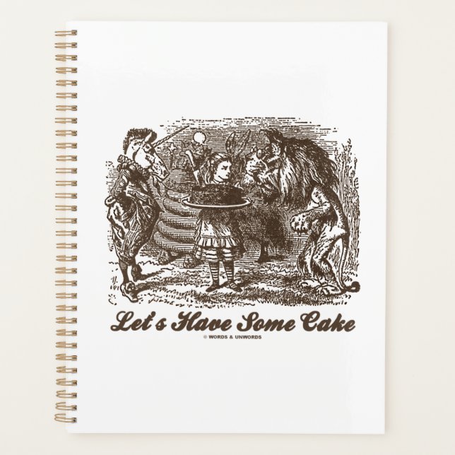 Prenons le gâteau Alice Unicorn Lion Wonderland (Devant)