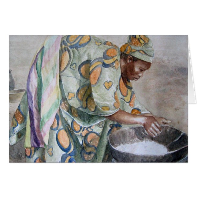 "Préparant le festin de mariage " (Devant horizontal)