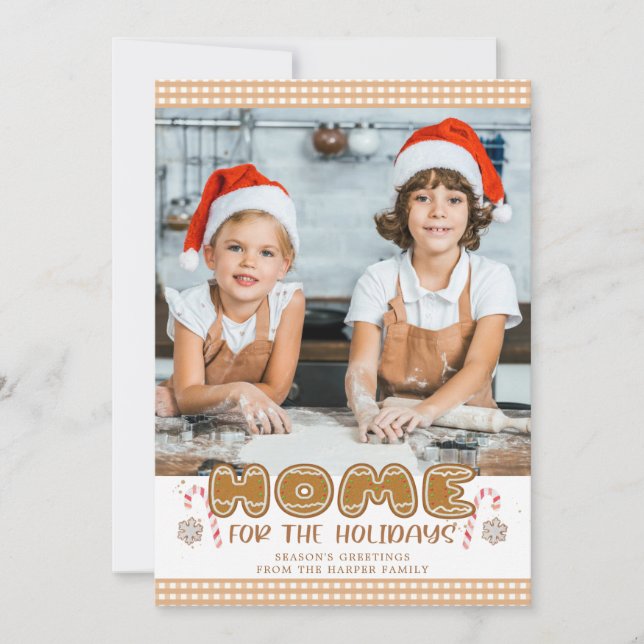 Préparation de biscuits de Noël festive À LA MAISO (Devant)