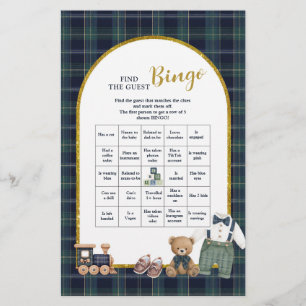 Préparé un petit gentleman Trouvez le Bingo Invité