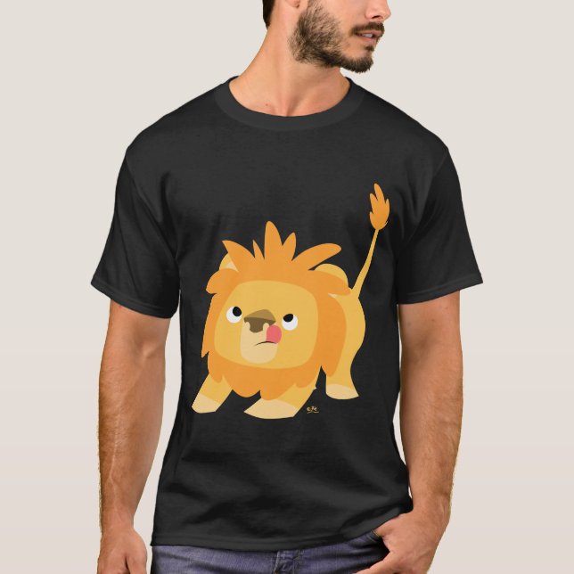 Préparez pour jaillir T-shirt de lion de bande (Devant)