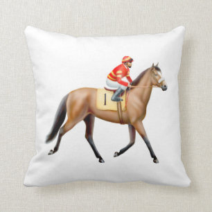 Préparez pour le coussin de course de cheval