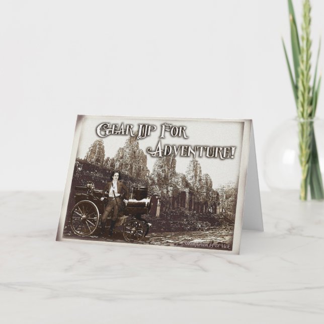 Préparez-Vous Pour Une Carte De Voeux Aventure (Devant)