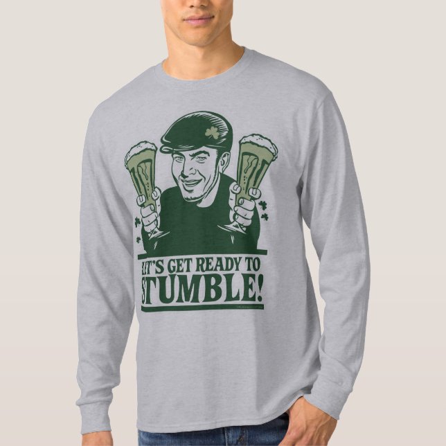 Préparons-nous à trébucher ! T-shirt (Devant)