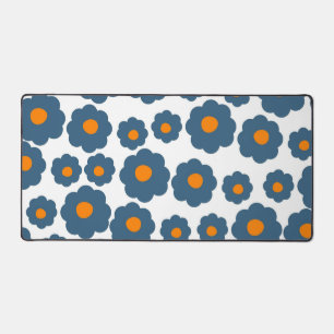 Preppy Blue Orange Hippie Motif