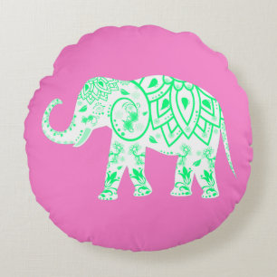 Preppy Boho Elephant Coussin
