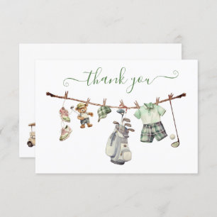 Preppy Golf Clothesline Merci Note