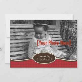 Preppy Houndstooth en rouge