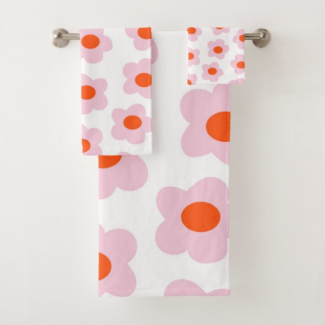 Preppy rose rouge hippie Motif (En situation)