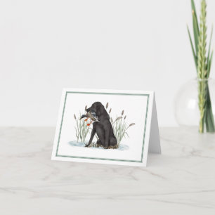 Preppy Southern Duck Hunter Carte de remerciements
