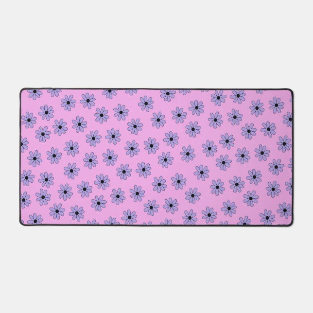 Preppy violet bleu Hippie Motif (Recto)