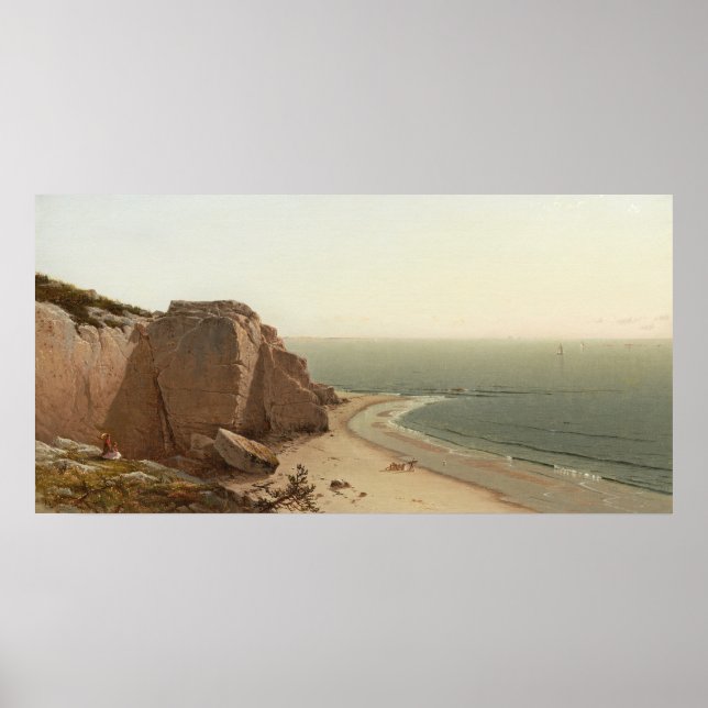 Près de Manchester - Alfred T. Bricher Art Poster (Devant)