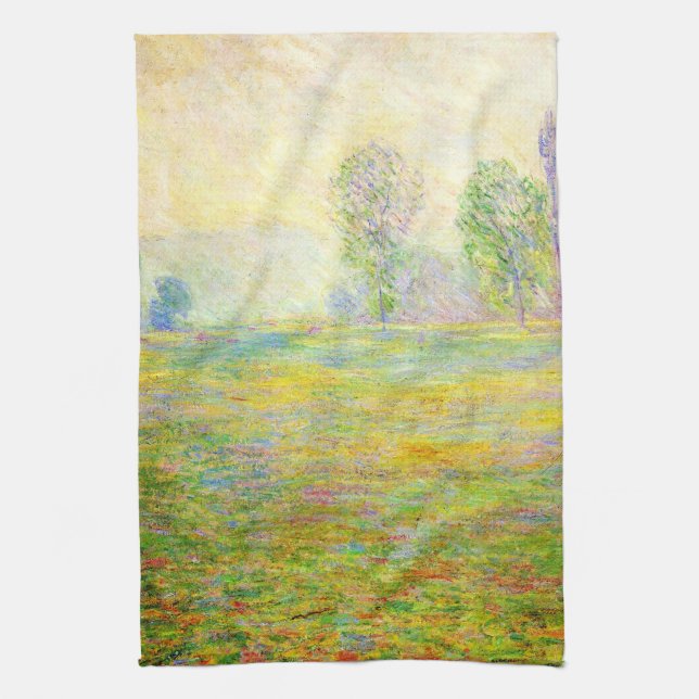 Prés de Monet à la serviette de cuisine de Giverny (Vertical)