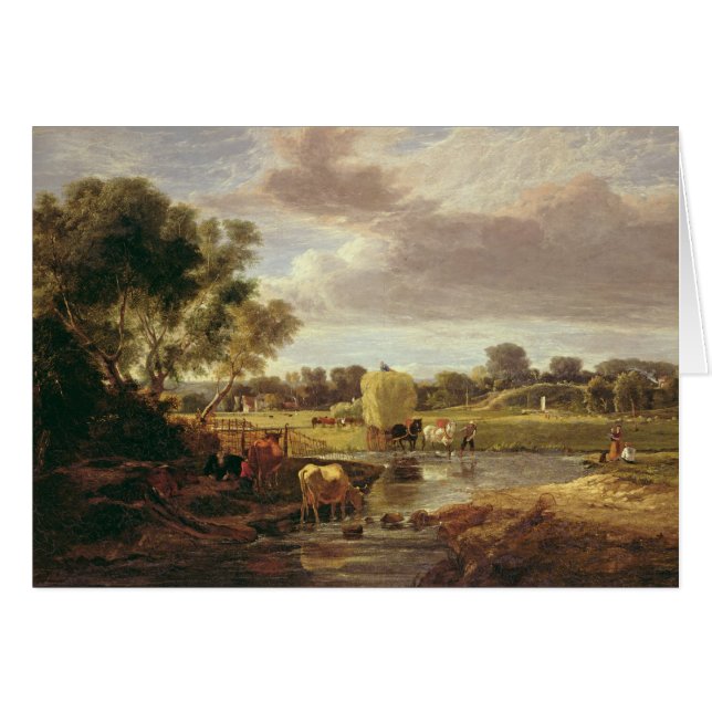 Prés de Trowse, près de Norwich, 1828 (Devant horizontal)