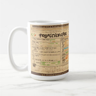 Prescription de café Drôle café Mug