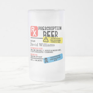 Prescription personnalisée Bière Mug