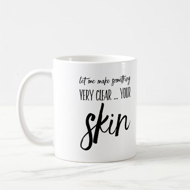Présent de tasse d'esthetician de cadeau de (Gauche)