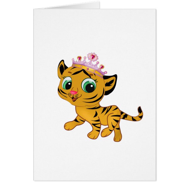 Présent mignon de princesse Tiger Tigress Tiara (Devant)