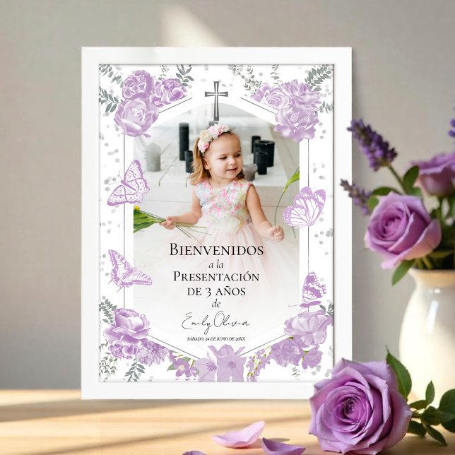 Presentación 3 años Photo Affiche de bienvenue Pap (Créateur téléchargé)