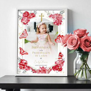 Presentación 3 años Photo Affiche de bienvenue Pap